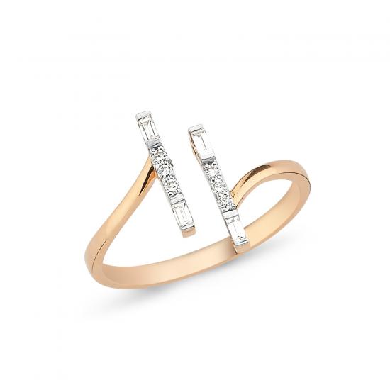 0,14 CT PIRLANTA TWİN YÜZÜK