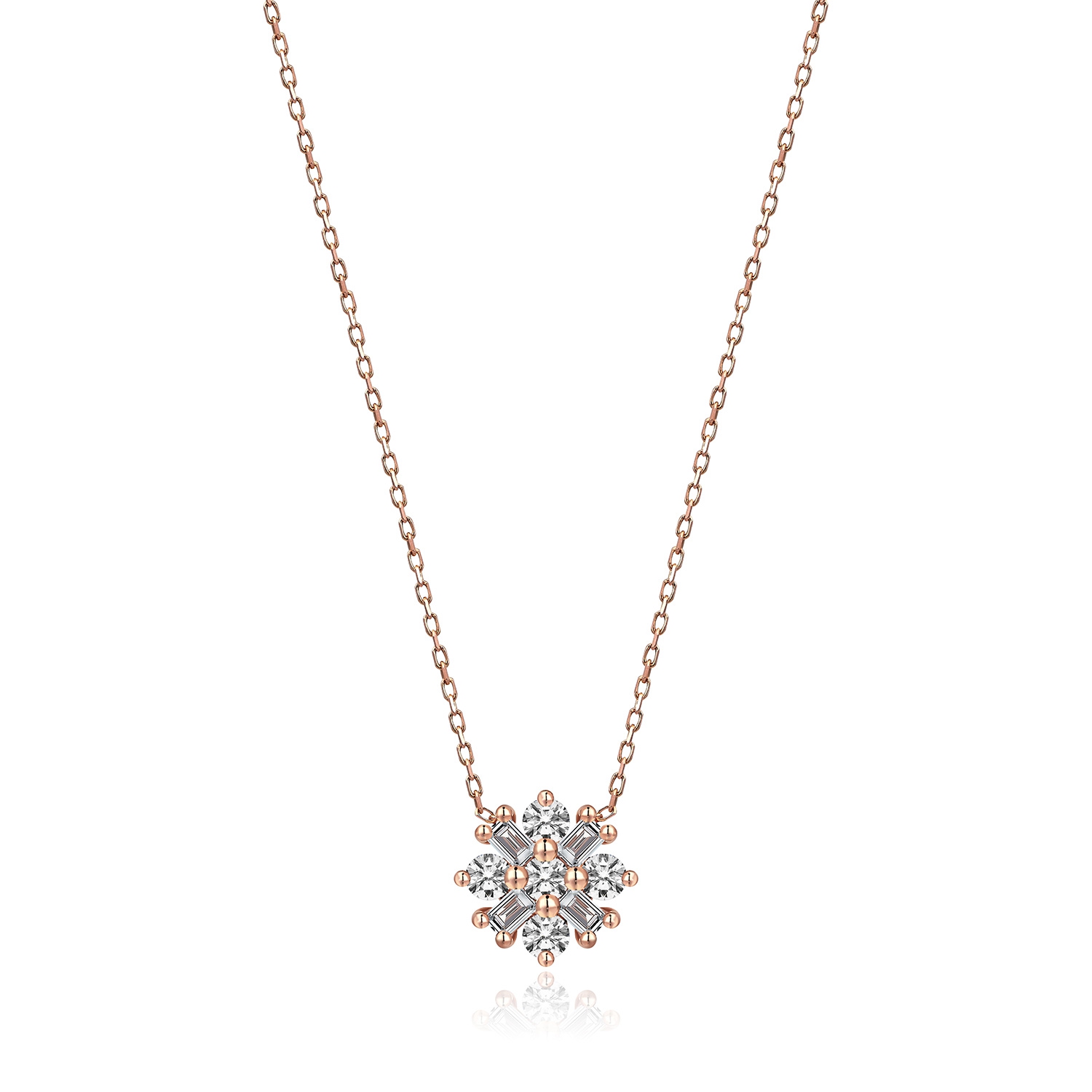 0,21 CT PIRLANTA BAGET KOLYE